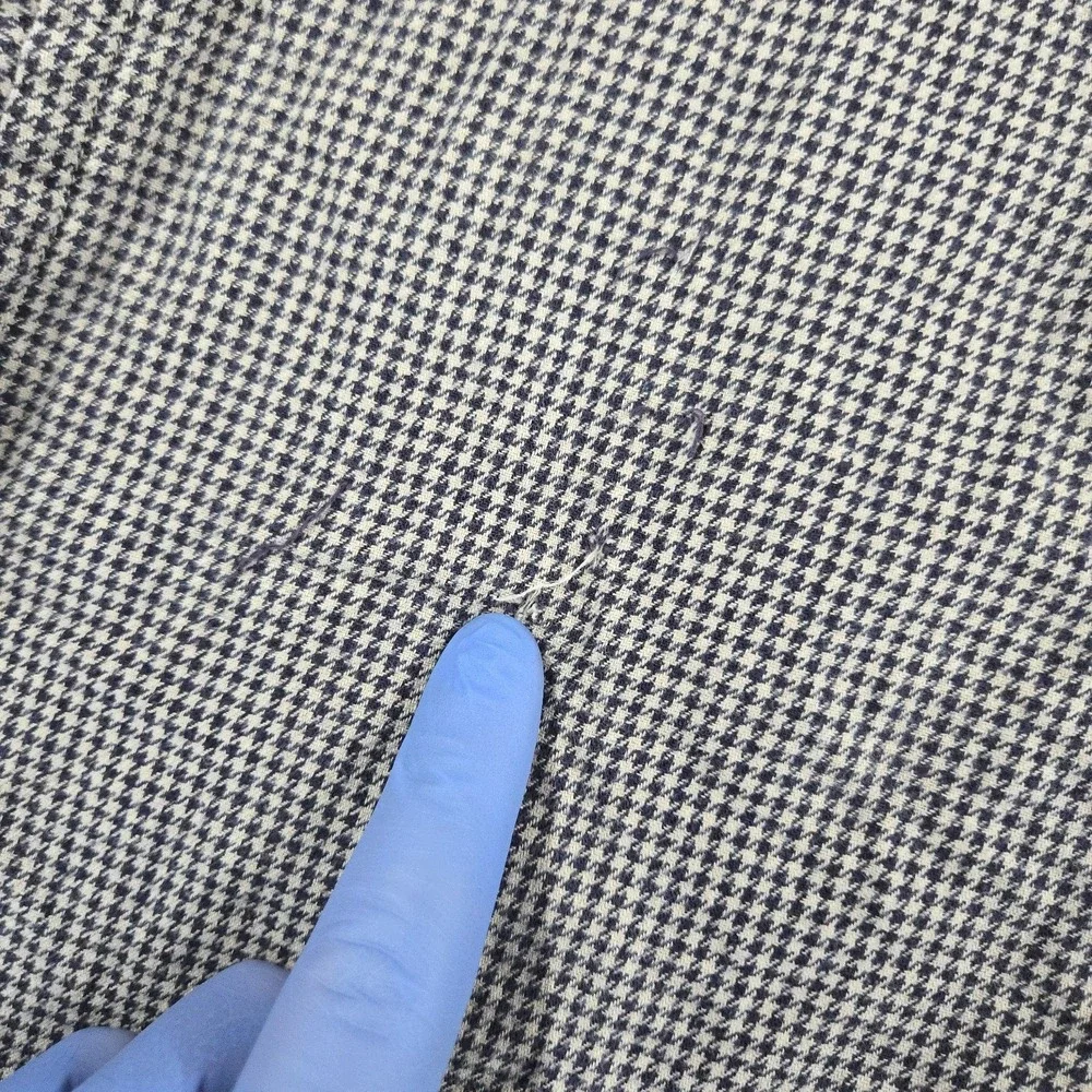Vintage Auburn Tigers Shirt Mens Large Herringbone Long Sleeve Button Up Flannel